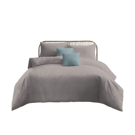 ชุดผ้าปูที่นอน 6 ฟุต 5 ชิ้น Ai by Akemi รุ่น ColourJoy 9557108491236 สี Vender Grey (ไม่รวมผ้านวม)_0